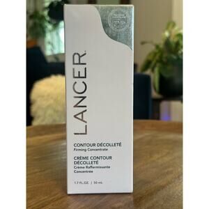 NIB Lancer Contour Décolleté Firming Concentrate Neck Tightening Cream 1.7 oz.